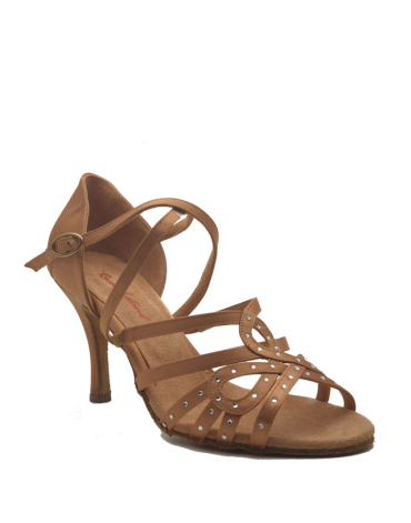 Scarpa da Ballo latino Americano Donna T126 Rosso Latino