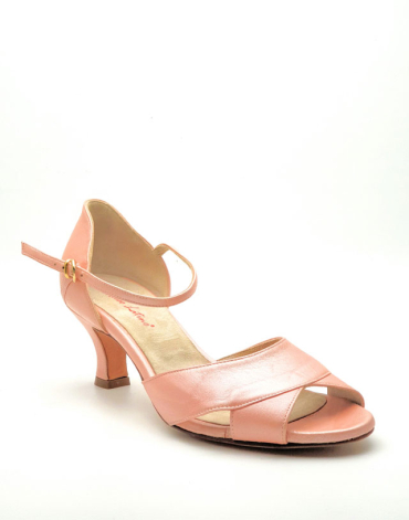 Scarpa da Ballo latino Americano Donna Aida-T10 Rosso Latino