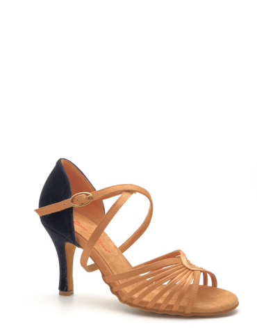 Scarpa da Ballo latino Americano Donna T106 LUN Rosso Latino