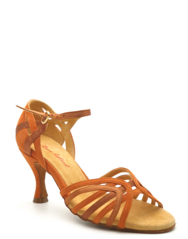 Scarpa da Ballo latino Americano Donna T101 Rosso Latino