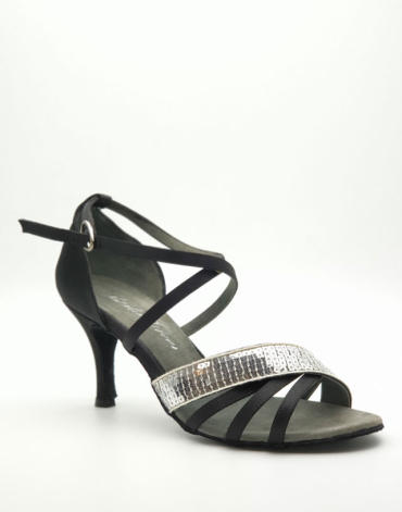Scarpa da Ballo Danze Latino Americano Donna T116 Rosso Latino