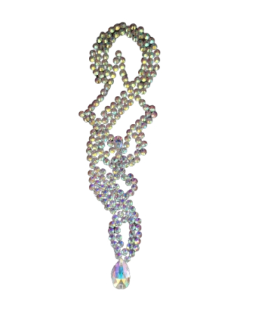 Decorazione di strass  per capelli ( 31 /20 )