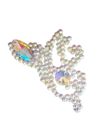 Decorazione di strass  per capelli (32)