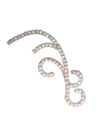 Decorazione di strass  per capelli (4)