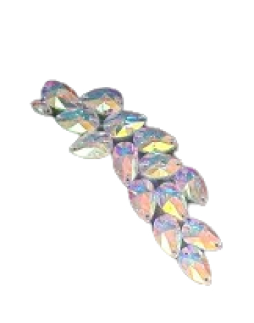 Decorazione di strass  per capelli (21) - Crystal AB