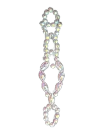 Decorazione di strass  per capelli (27)