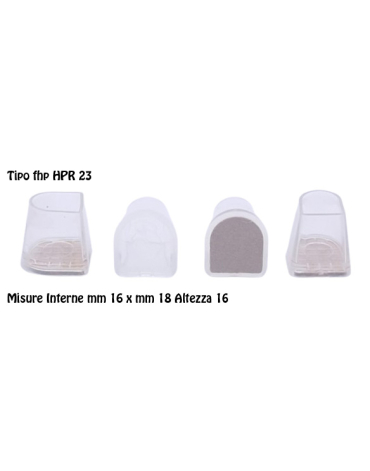 Salvatacchi fph Gala HPR 23 "Verranno spediti in confezioni da 3 0 5 Coppie" - Gomma Siliconica + pelle scamosiata, 5 Coppie