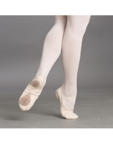 Mezza Punta danza  suola smezzata tela  Alba Triunfo - Rosa, 33