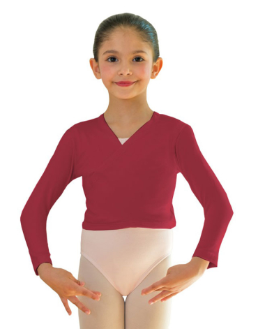 Scalda cuore danza classica bambina in Cotone Rudolf - Sylvia - Nero, 8 / 10 Anni