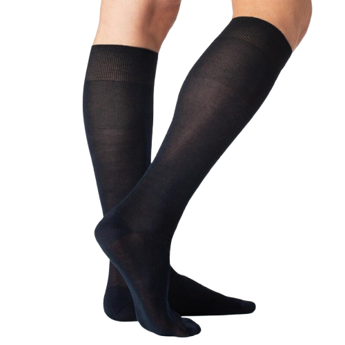 Calze Gambaletto Uomo Nero Filo di Scozia