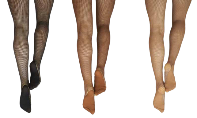 Collant a rete professionale senza cuciture con soletta Coè